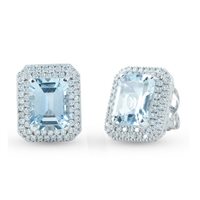 Pendientes Artlinea Mujer in Oro blanco Acquamarina 2.84 Ct OD251/AC-LB - OD251/AC-LB
